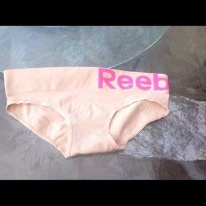 NWOT reebok hipster logo pantie size m